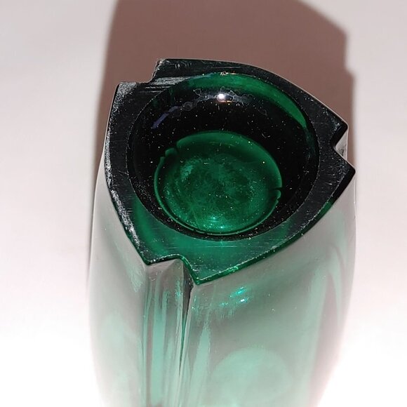 BEAUTIFUL DANSK ISHOCKEY UNION Emerald Green Vase Danish Ice Hockey Vase… - Picture 6 of 9